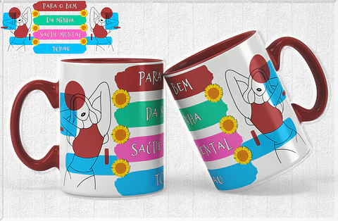 Taza por el bien de mi salud mental adiós