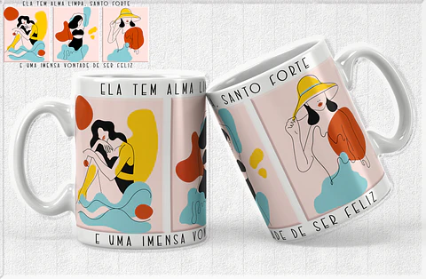 Taza de deseo de ser feliz