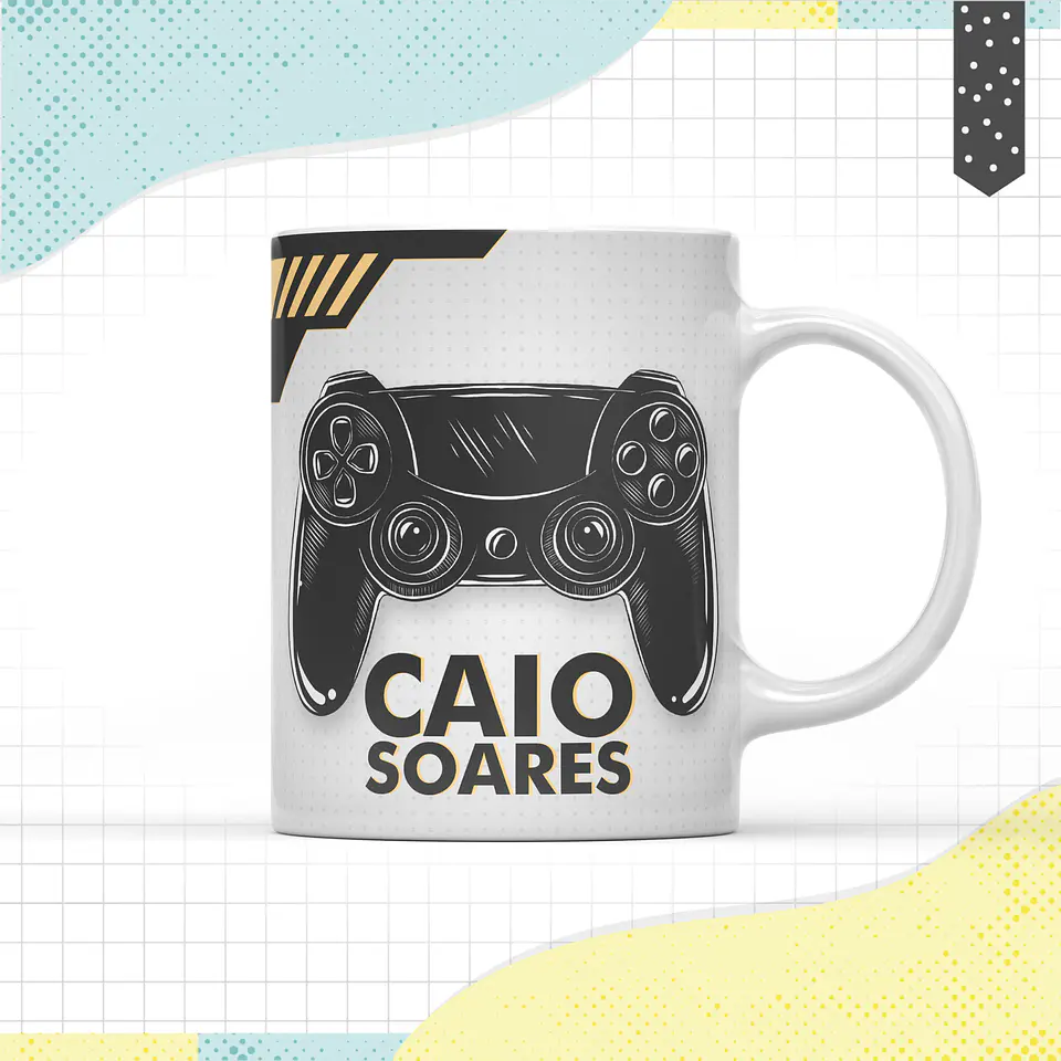 Taza GAMER NOMBRE PERSONALIZADO 1