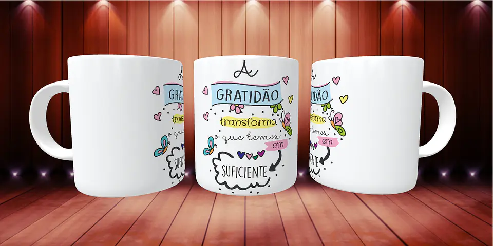 Caneca a Gratidão Transborda 1