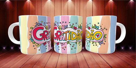 Colorful Gratitude Mug