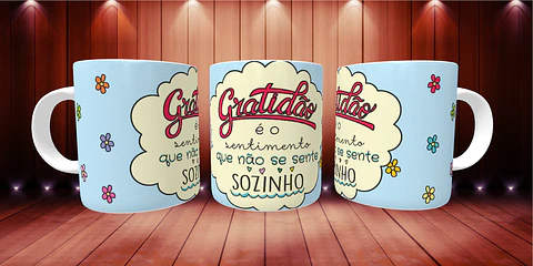 Mug gratitude is the feeling that you don't feel alone