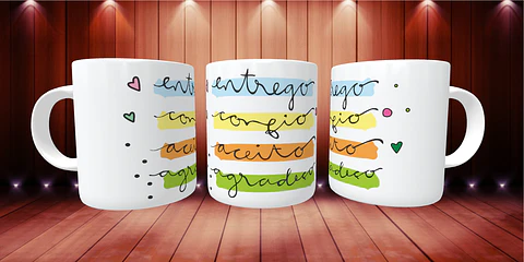 Mug I deliver I trust I accept I thank you