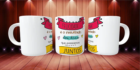 Mug Happiness is the result of the days we spend together