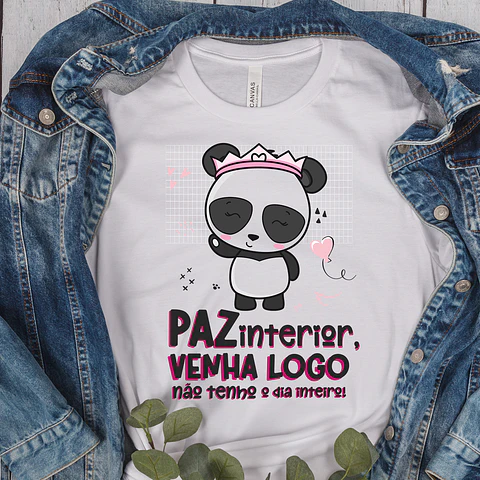 Camiseta "Paz interior, ven pronto"