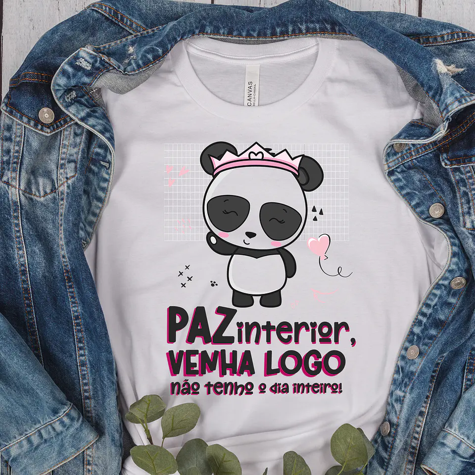 T-shirt Paz interior venha logo 1