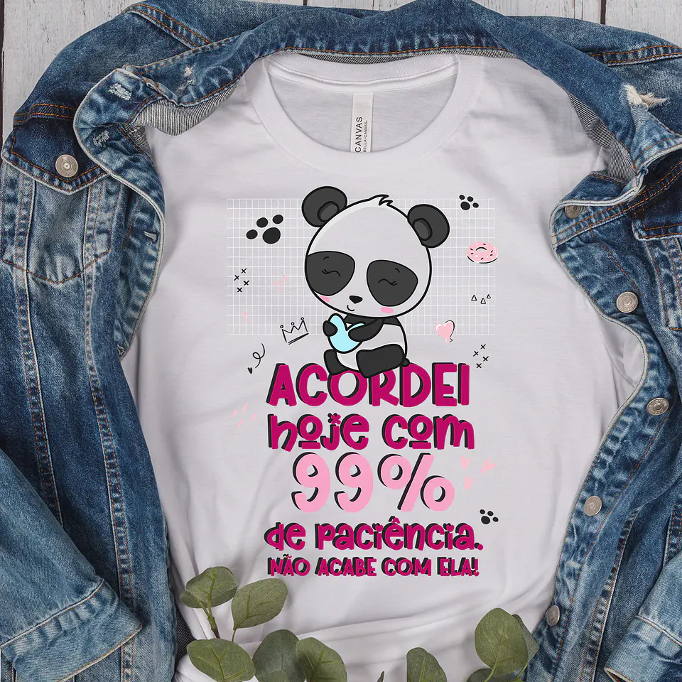 Camiseta 99% Paciencia 1