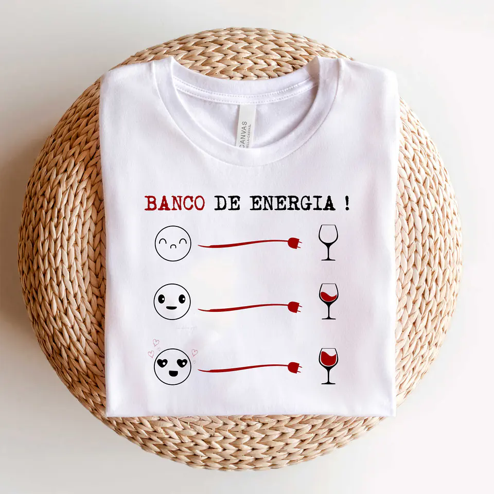 T-shirt Banco de energia 1