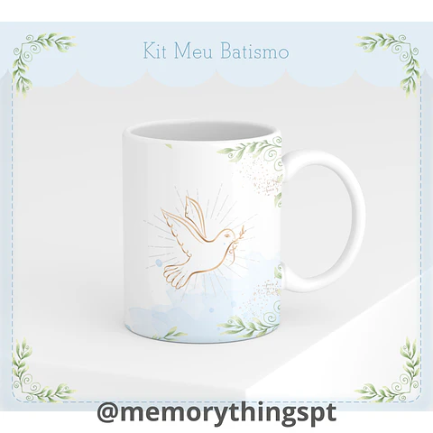 Taza de bautismo de pájaro