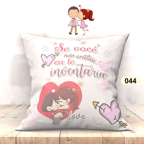 Almohada de San Valentín Si no existieras te inventaría