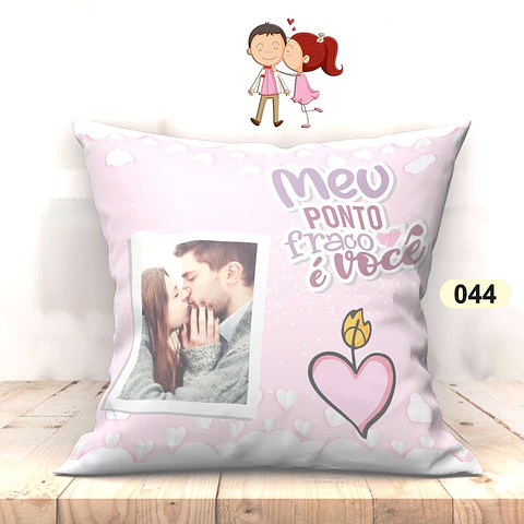 Foto de mi punto débil de la almohada de San Valentín