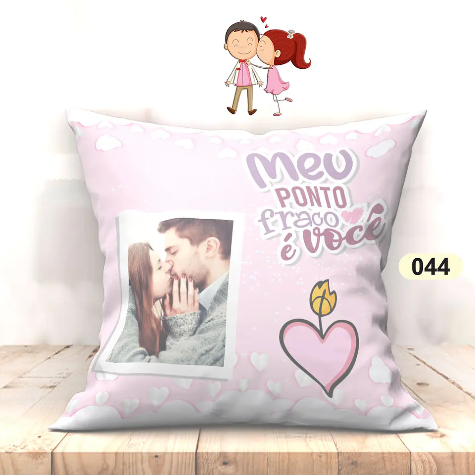 Foto de mi punto débil de la almohada de San Valentín 1