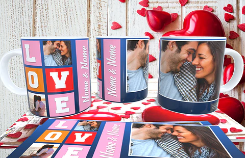 Taza LOVE de San Valentín