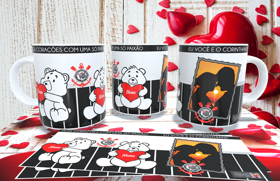 Caneca Namorados Corinthians 1