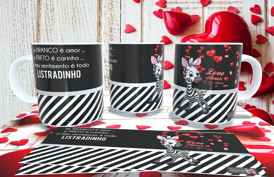 Striped Valentine Mug 1