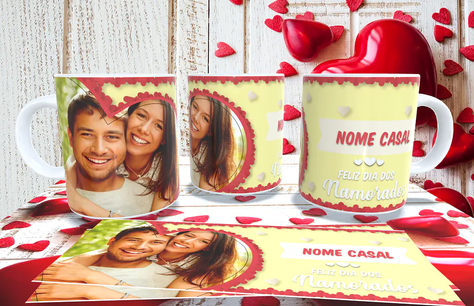 Caneca Namorados Feliz Dia dos Namorados 1