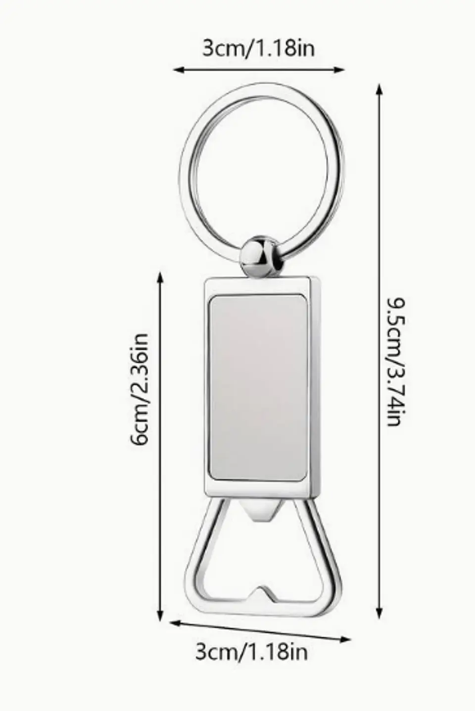 Porta Chaves Abre-Caricas Metal Personalizado 2