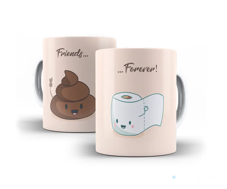 Poop friends mug 1