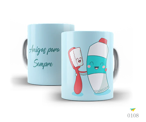 Caneca amigos para sempre