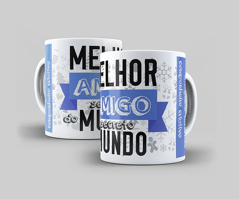 Caneca Amigos - Melhor amigo secreto do mundo 