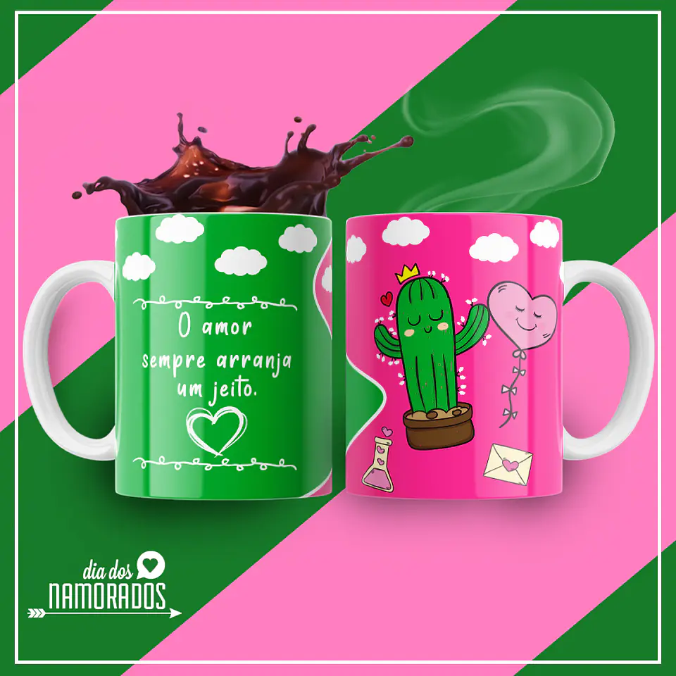 Caneca Amor Sempre Arranja um Jeito 1