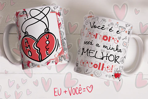 Caneca Coleção - Eu + Você 