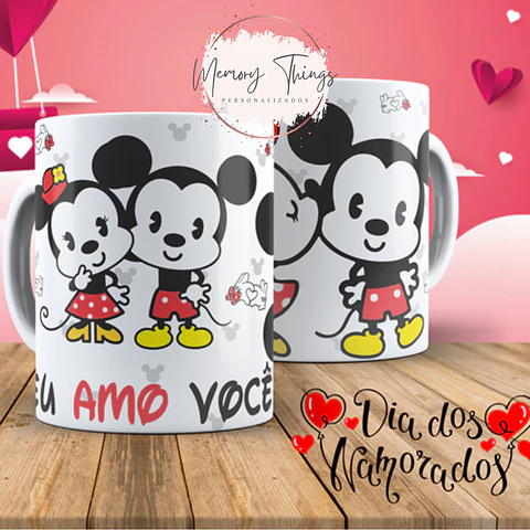 Caneca "Eu Amo Você"