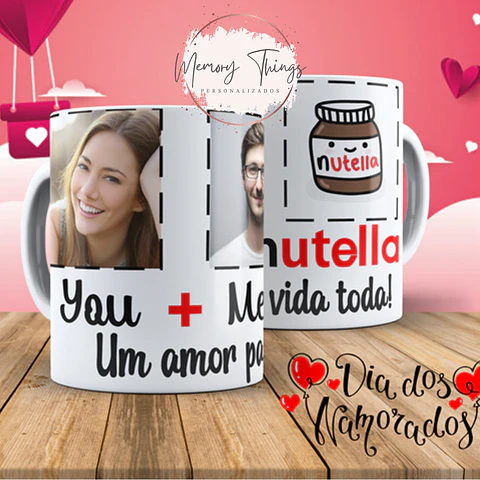 Caneca You+Me Um Amor para Vida Toda