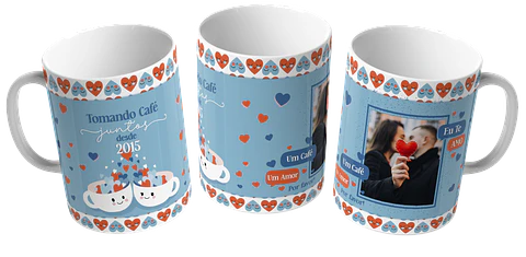 Caneca Tomando Café Juntos desde ...