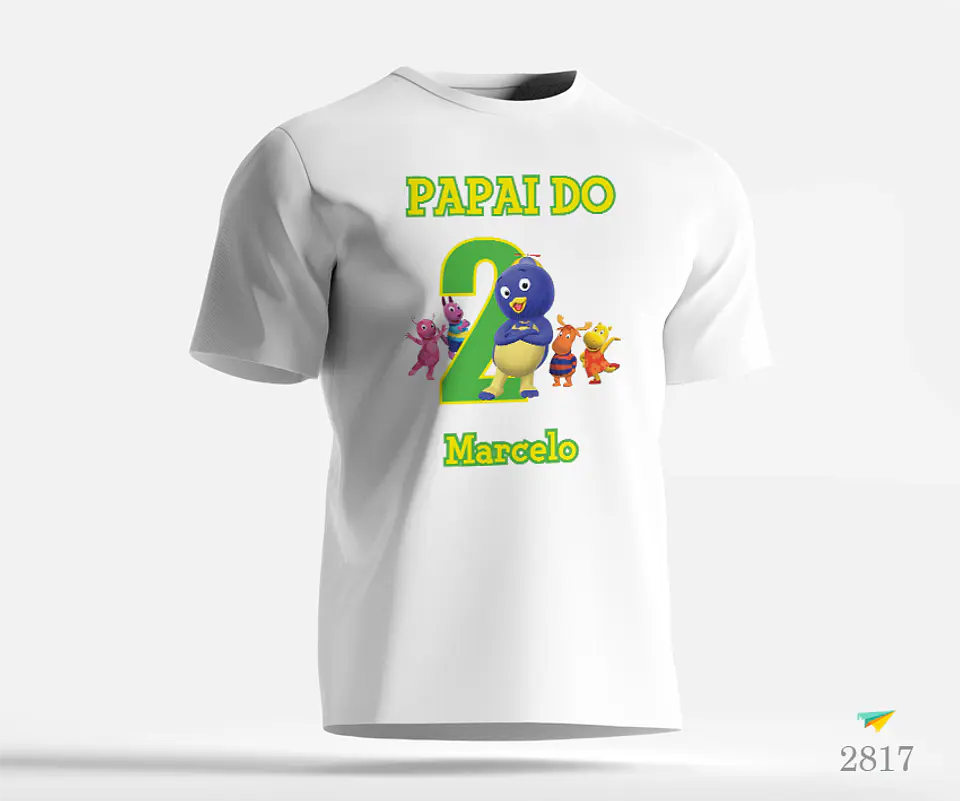 T-shirt Aniversário Backyardigans 1