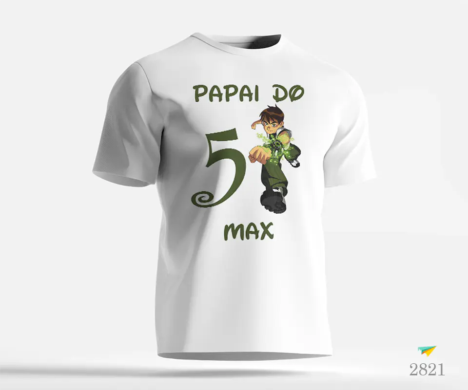 T-shirt Aniversário Ben 10 - 2  1