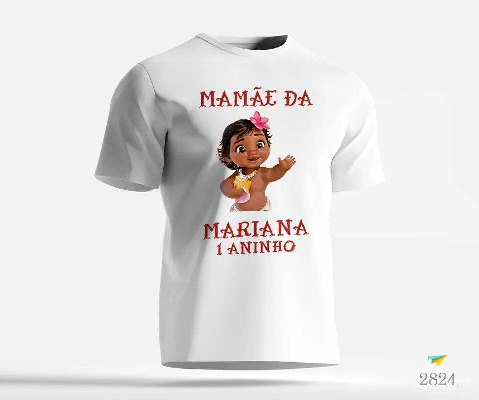 Camiseta de cumpleaños de Moana 1