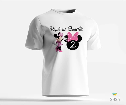 Camiseta rosa de cumpleaños de Minnie 2