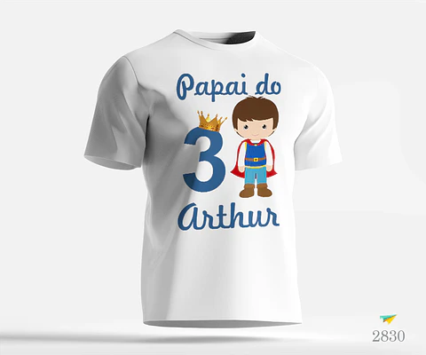 Camiseta del segundo cumpleaños del Príncipe