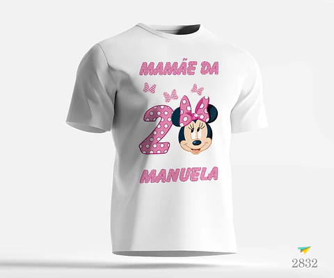 Camiseta rosa de cumpleaños de Minnie