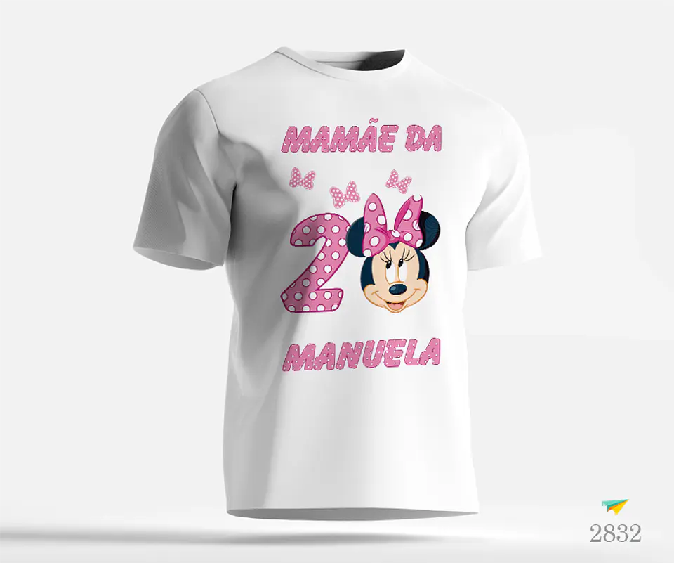 Pink Minnie Birthday T-Shirt 1