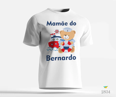 Camiseta de cumpleaños de oso marinero