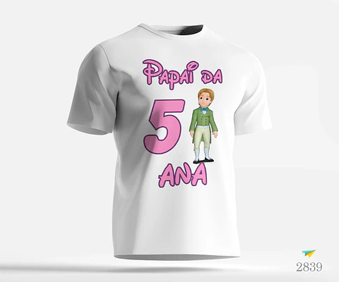 Camiseta de cumpleaños del príncipe