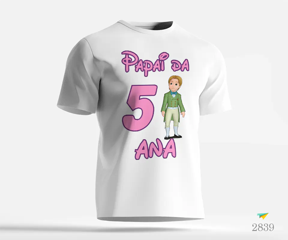 T-shirt Aniversário Príncipe 1