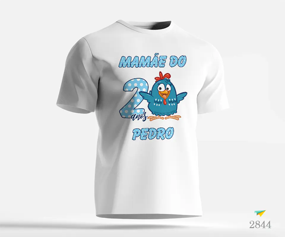T-shirt Aniversário Galinha Pintadinha 1