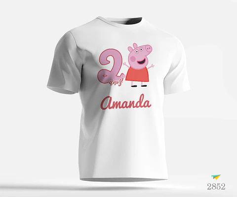 Camiseta de cumpleaños de Peppa Pig