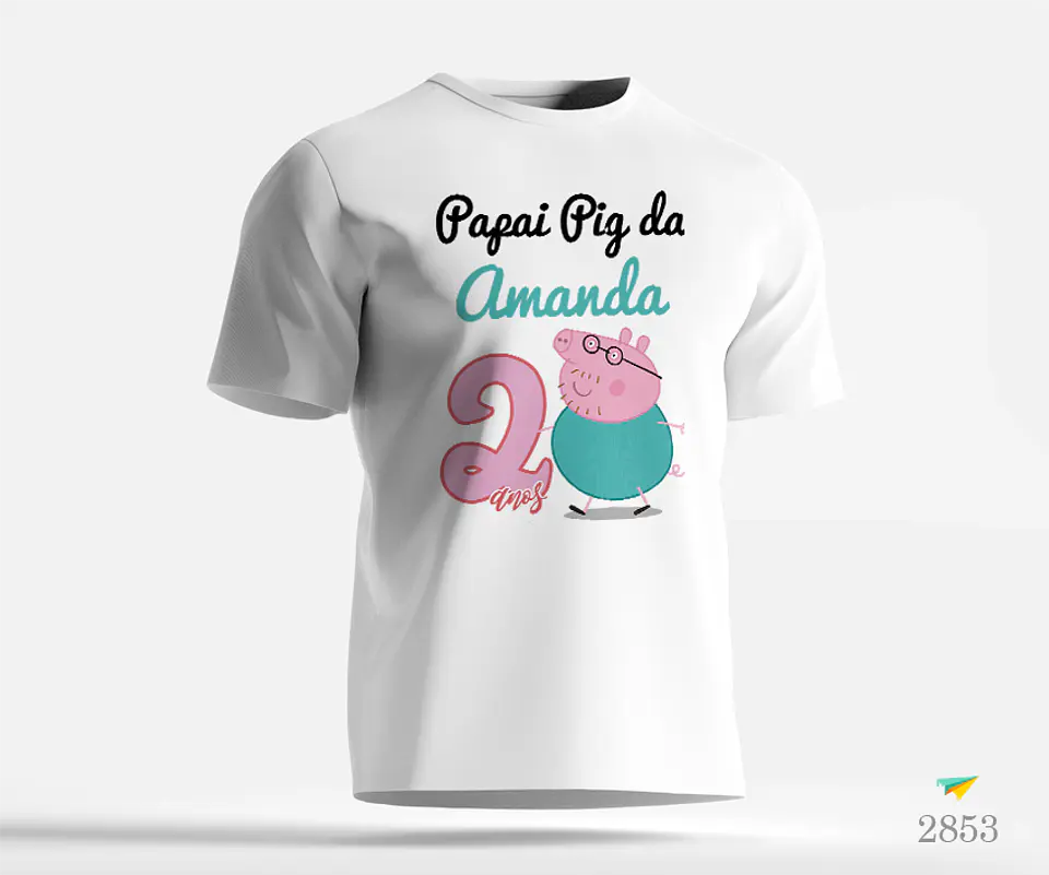 T-shirt Aniversário Papá Big 1