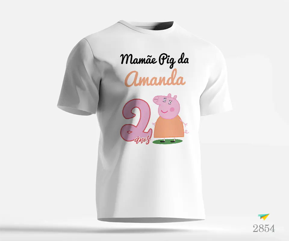 T-shirt Aniversário MamãBig 1