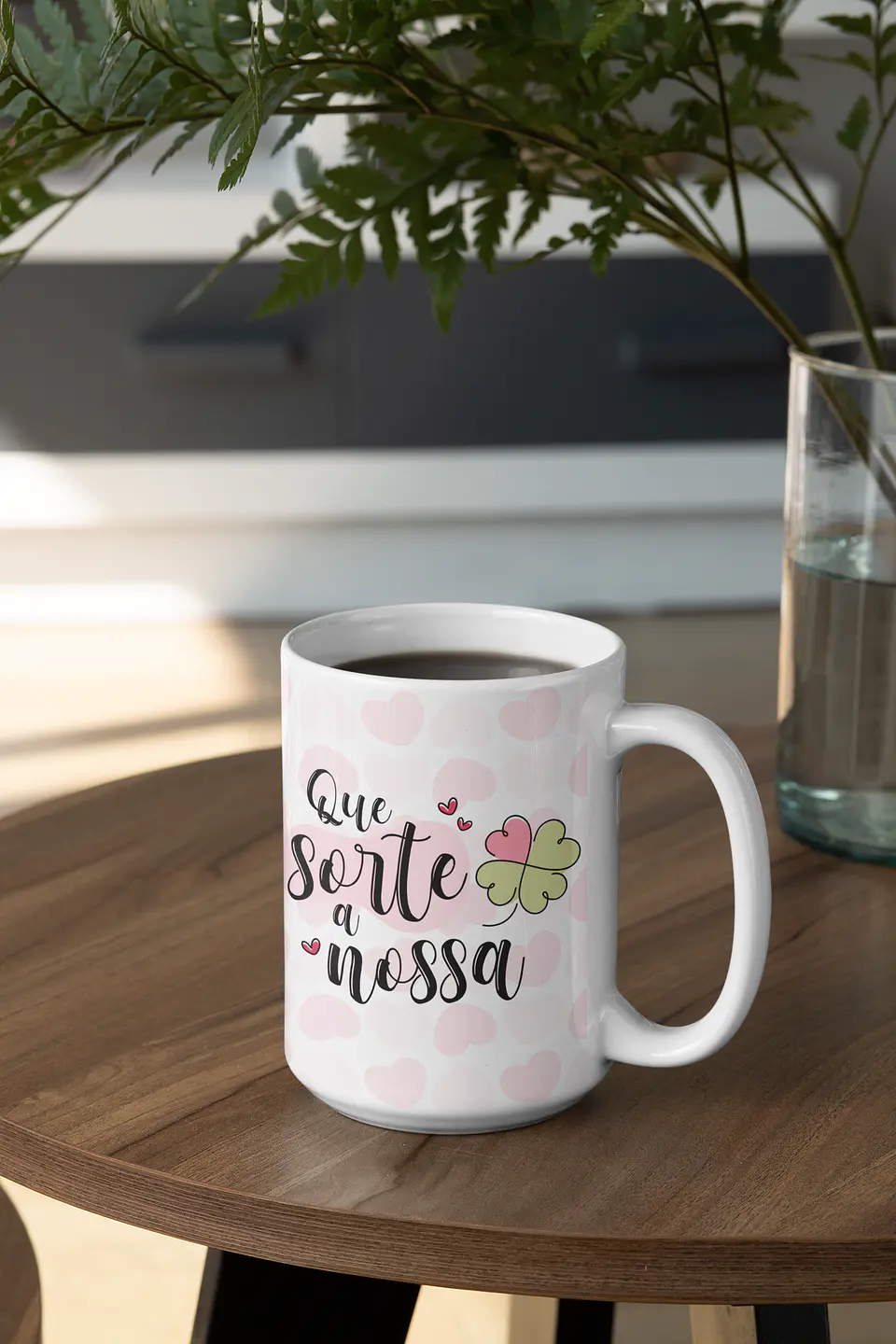 Caneca que sorte a nossa 1
