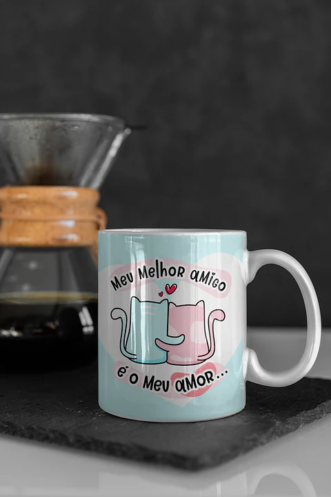 Caneca Meu melhor amigo é o meu amor