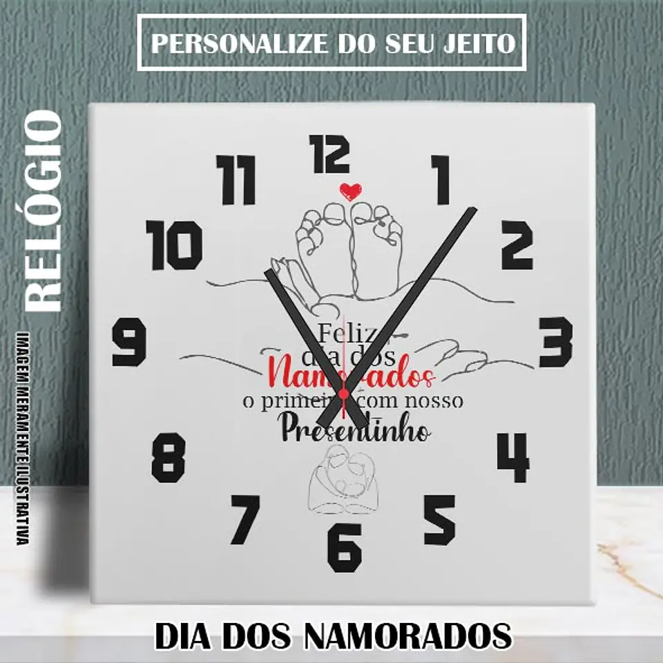 Marco de reloj de cristal - Regalo 1
