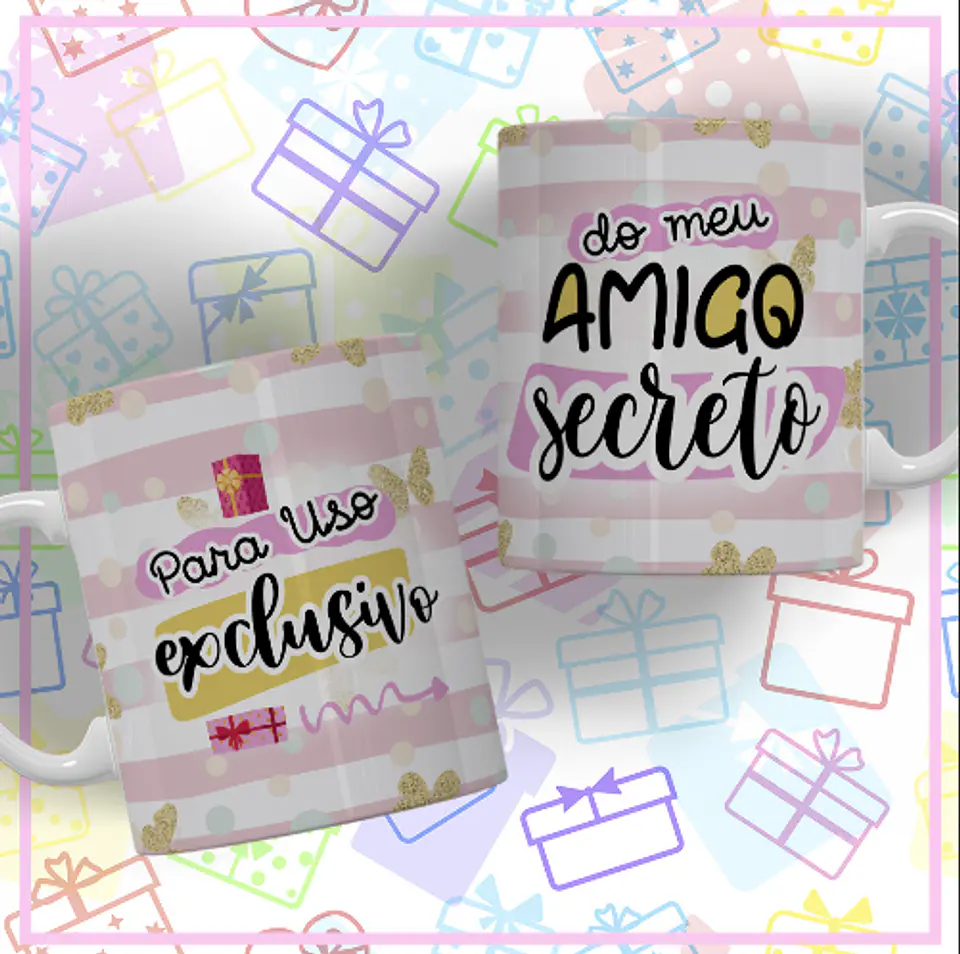 Caneca Coleção Amigo Secreto 2