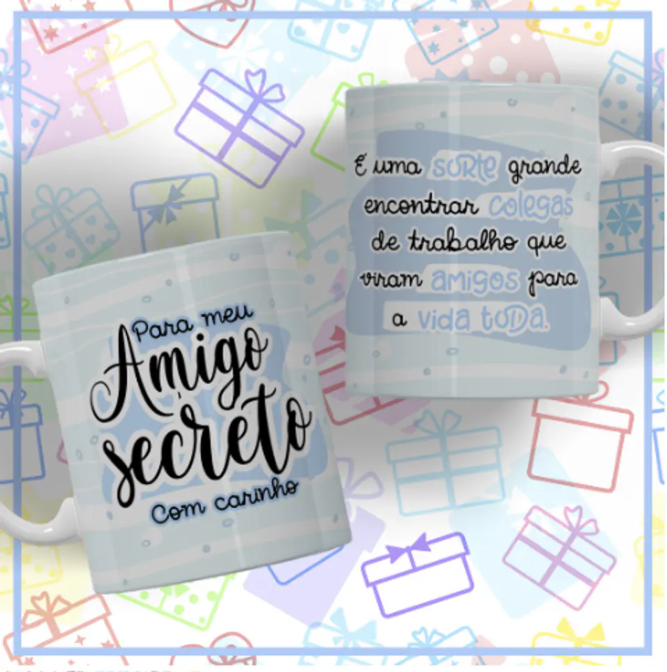 Caneca Coleção Amigo Secreto 8
