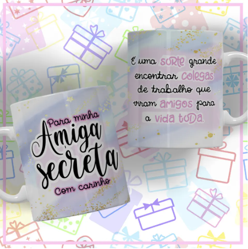 Caneca Coleção Amigo Secreto 9