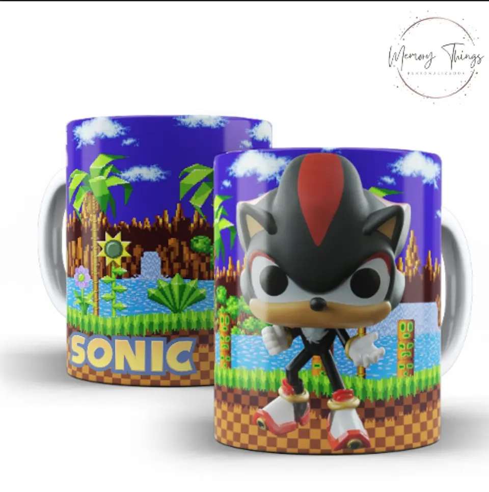 Caneca Sonic Team 3